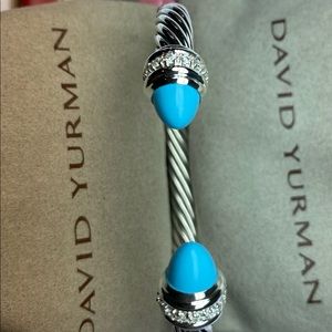 David Yurman Sterling Silver 7mm Cable Bracelet